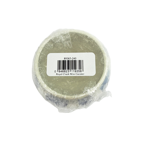 MACKENZIE-CHILDS Royal Check Canister Mini - Picture 9 of 9